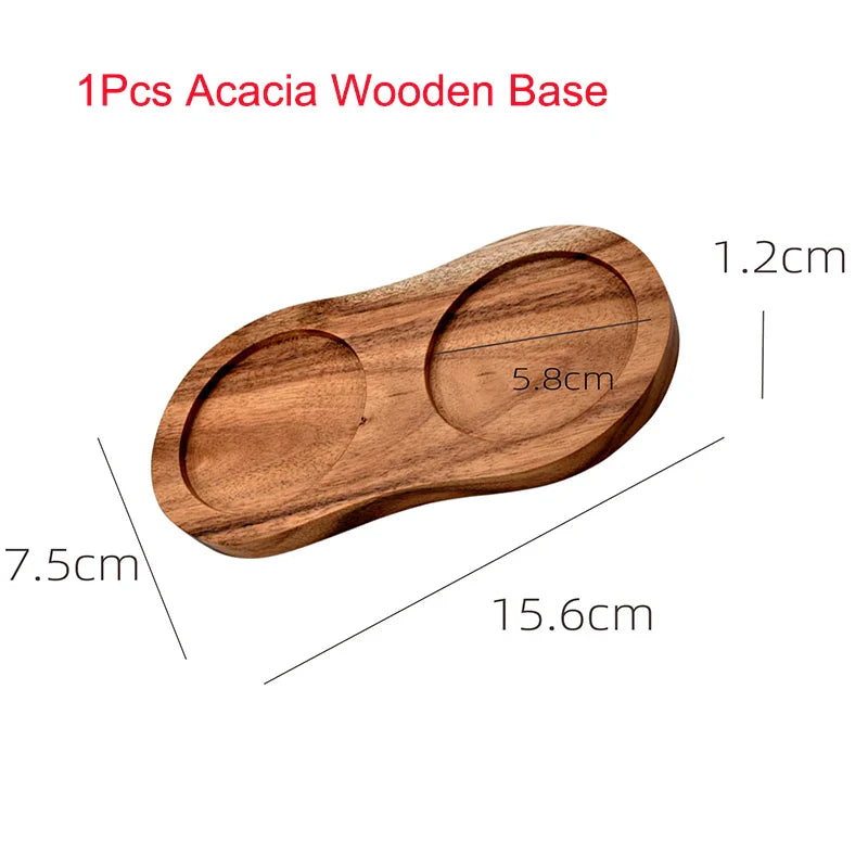 Salt and Pepper Grinder Acacia Wooden Spice Pepper Mill with Strong Adjustable Ceramic Grinder Kitchen Cooking Tools